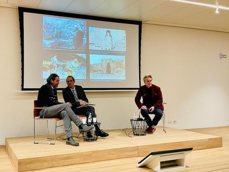 Incontro con Noah Charney e Fabio Vittucci alla Fondazione Luigi Rovati di Milano. Foto di Saul Stucchi