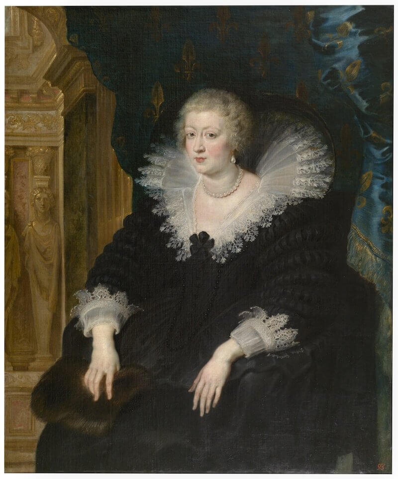 Peter Paul Rubens, Anna d'Austria, regina di Francia (1622 circa). Olio su tela. Madrid, Museo Nacional del Prado