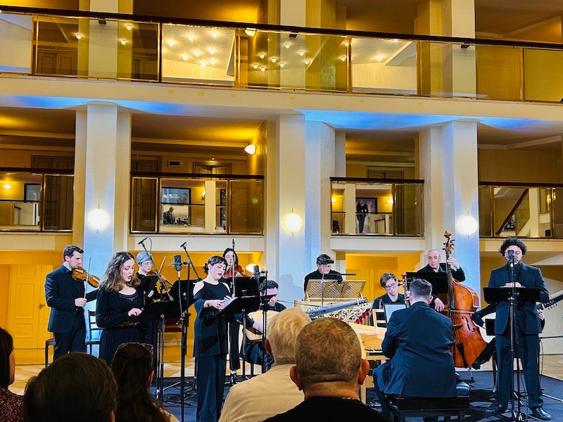 L'Ensemble Locatelli esegue "Il Mosè" di Bernardo Pasquini nel Ridotto Gavazzeni del Teatro Donizetti di Bergamo