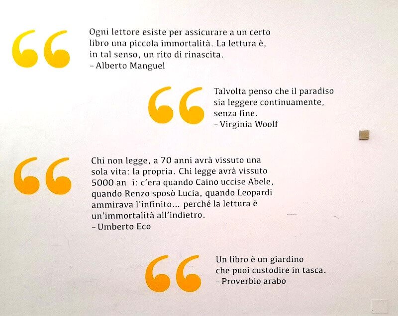 Aforismi sulla lettura al Palazzo Ducale di Genova